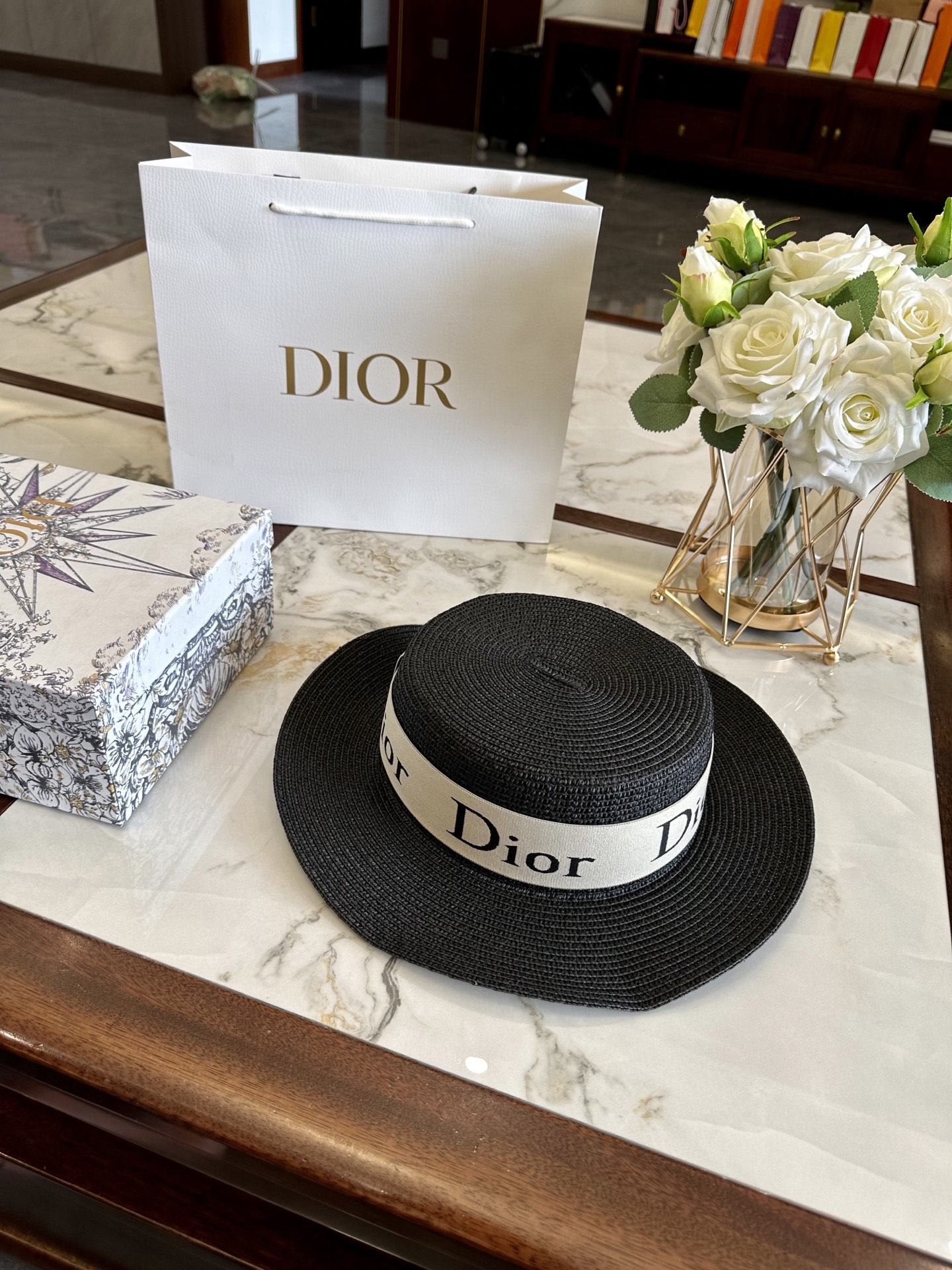 dior hat model 30